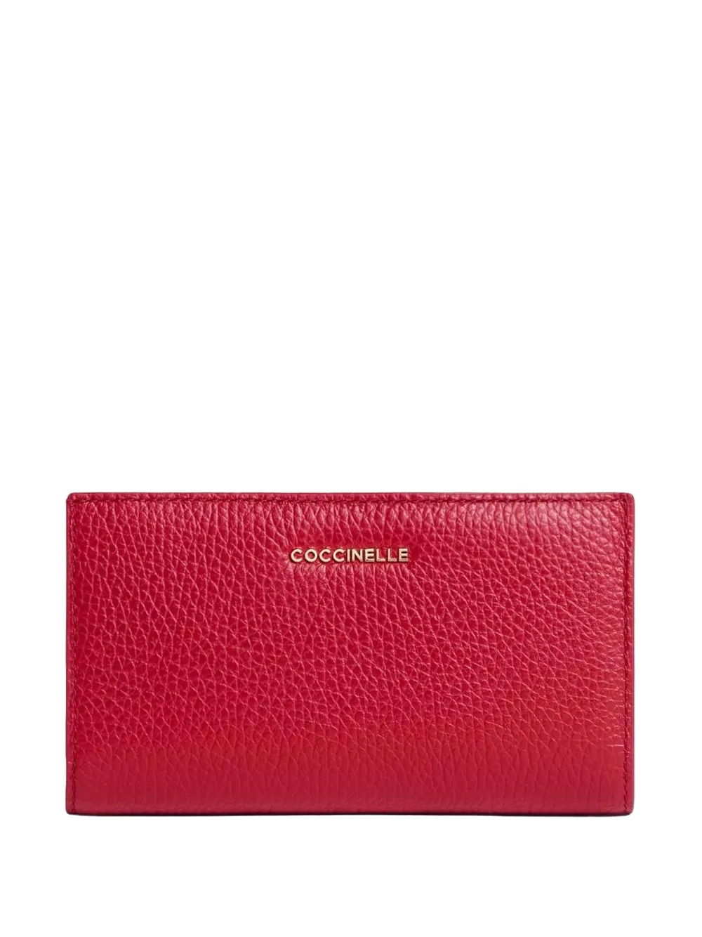 Coccinelle logo-appliqué wallet - Rosso