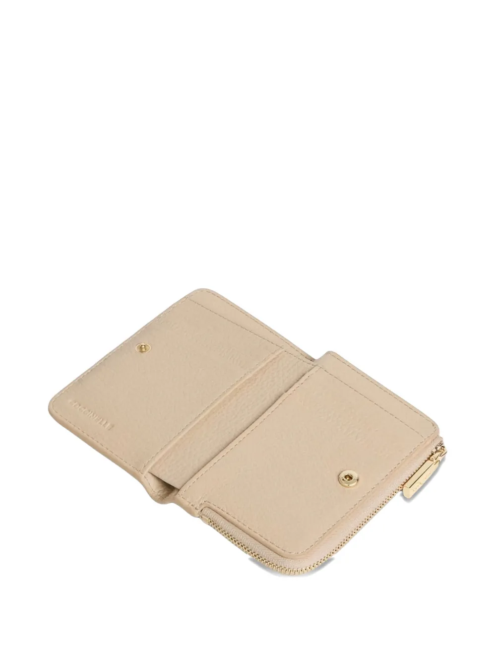 Coccinelle logo-appliqu&eacute; wallet - Beige