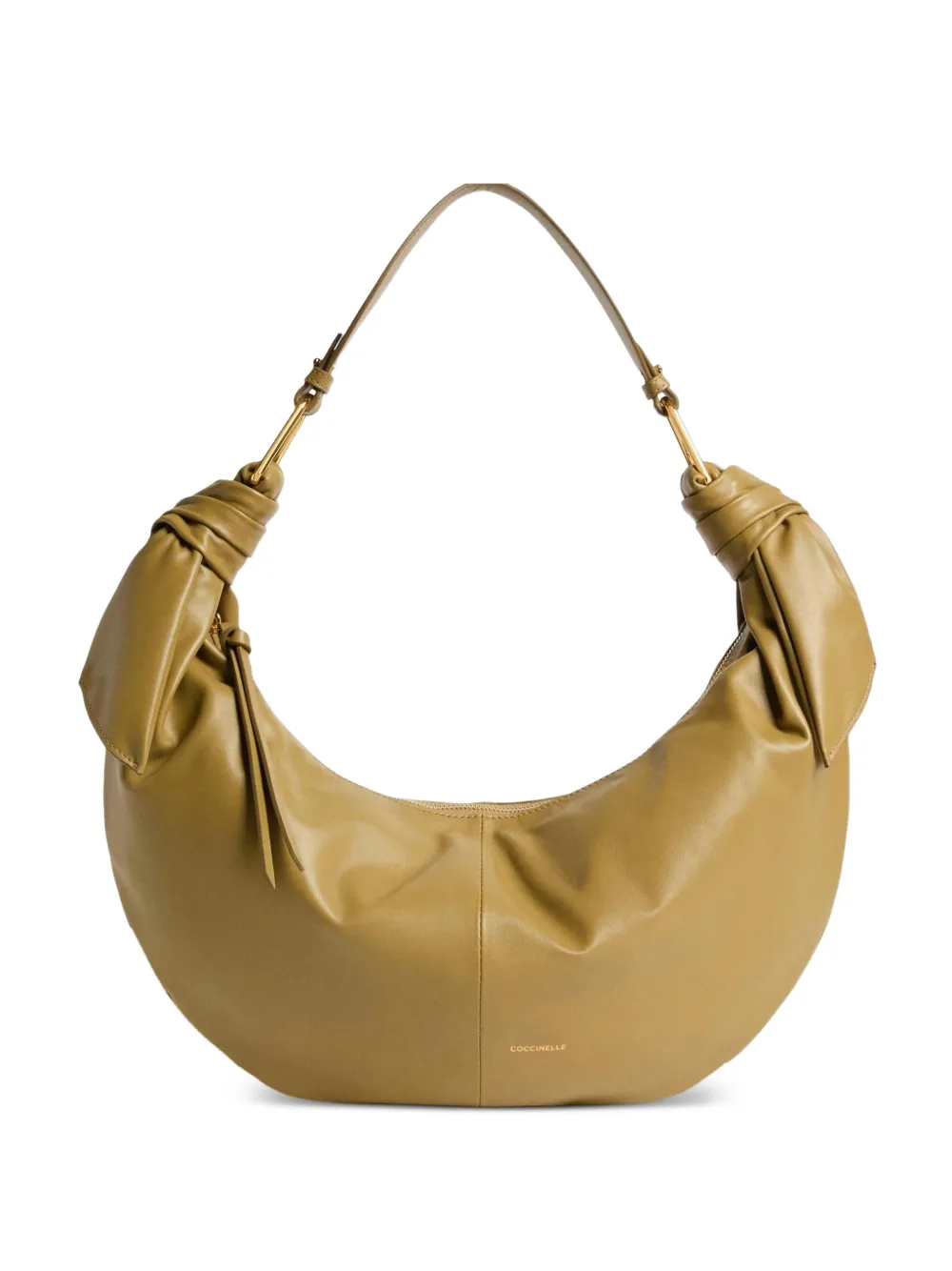 Coccinelle Furoshiki knot-detail large shoulder bag - Toni neutri