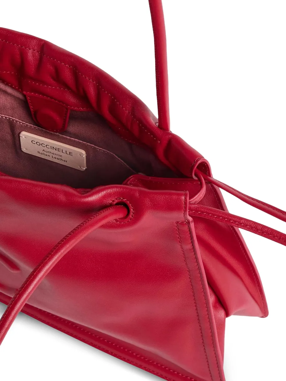 Dulse Logo-Embossed Medium Shoulder Bag