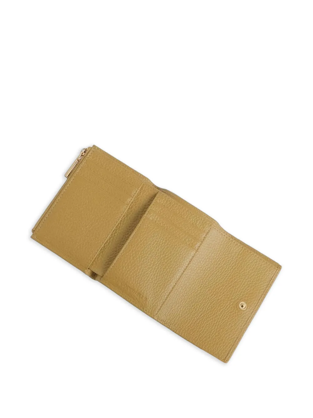  Coccinelle Press-stud Leather Purse - Neutrals 