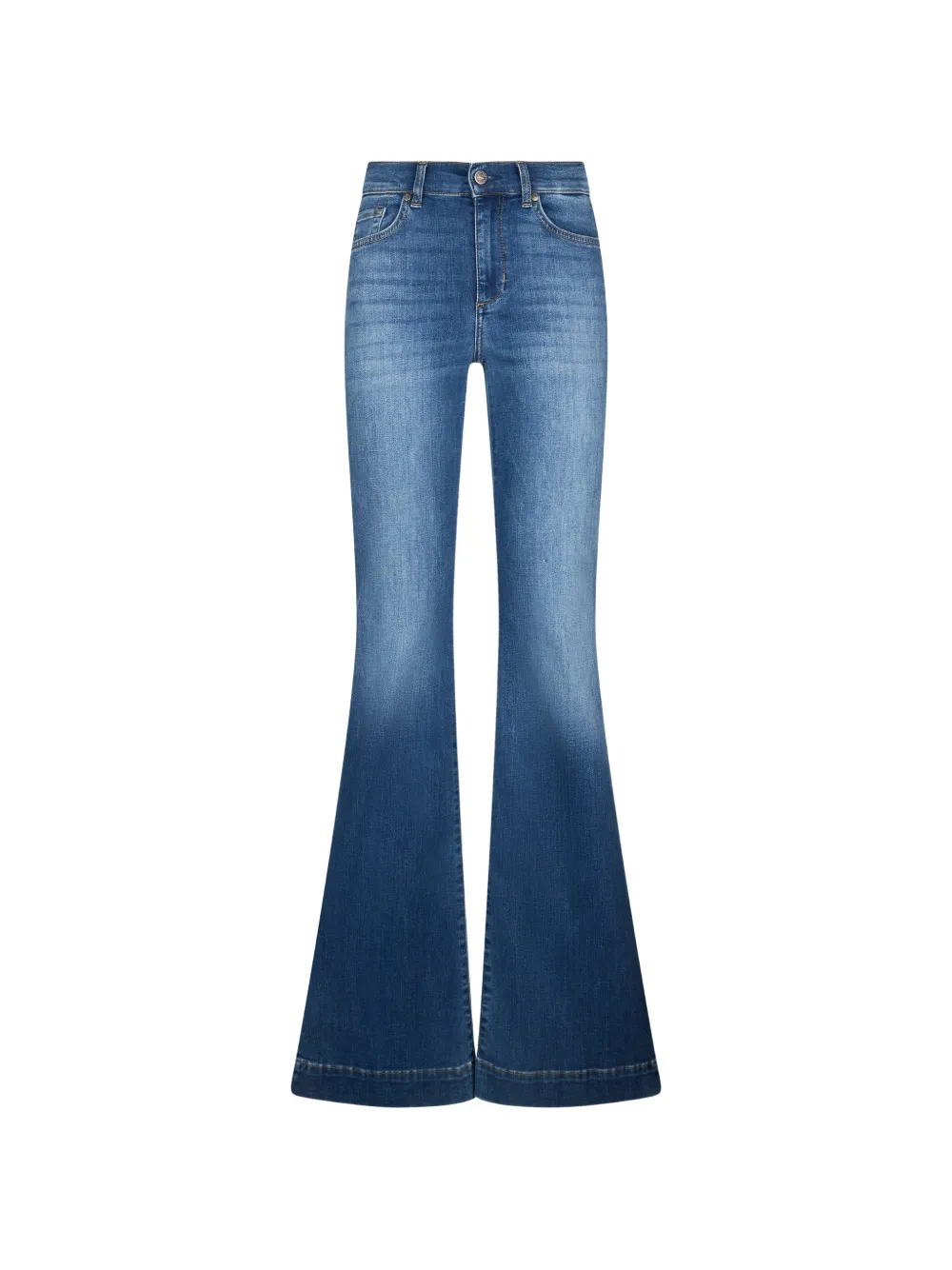 LIU JO high-rise flared jeans - Blu