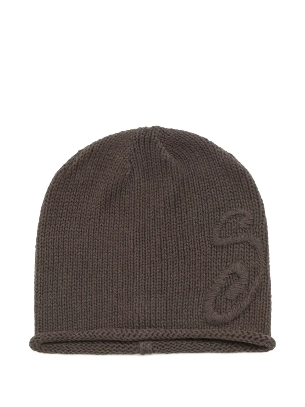 Stüssy embroidered-logo knitted beanie hat