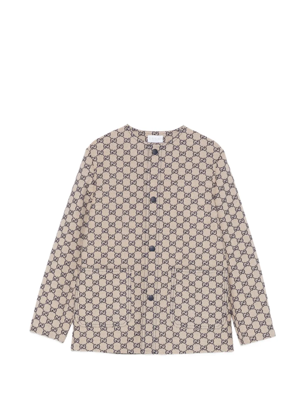 Gucci Kids Jacke mit GG-Muster - Nude