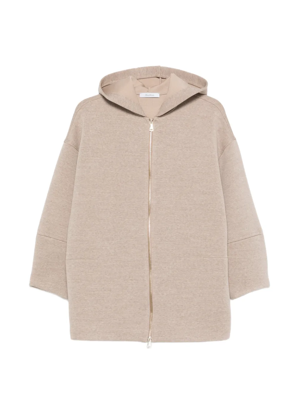 Max Mara hooded zip hoodie - Toni neutri