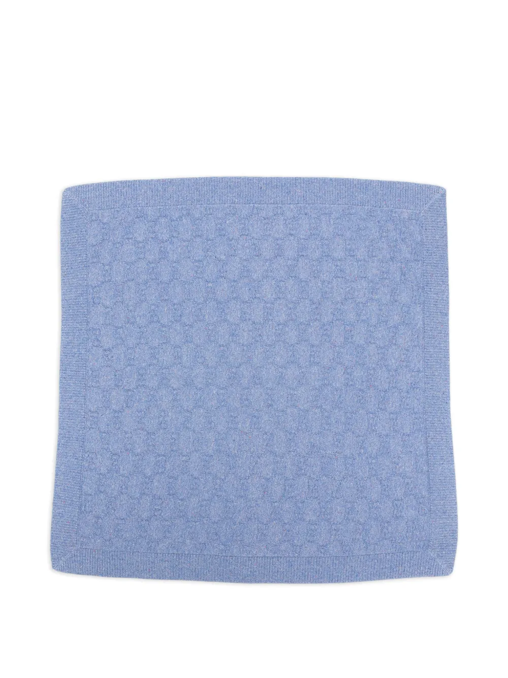Gucci Kids jacquard blanket - Blau
