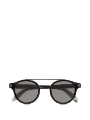 Zegna スクエアフレーム サングラス | グレー | FARFETCH JP