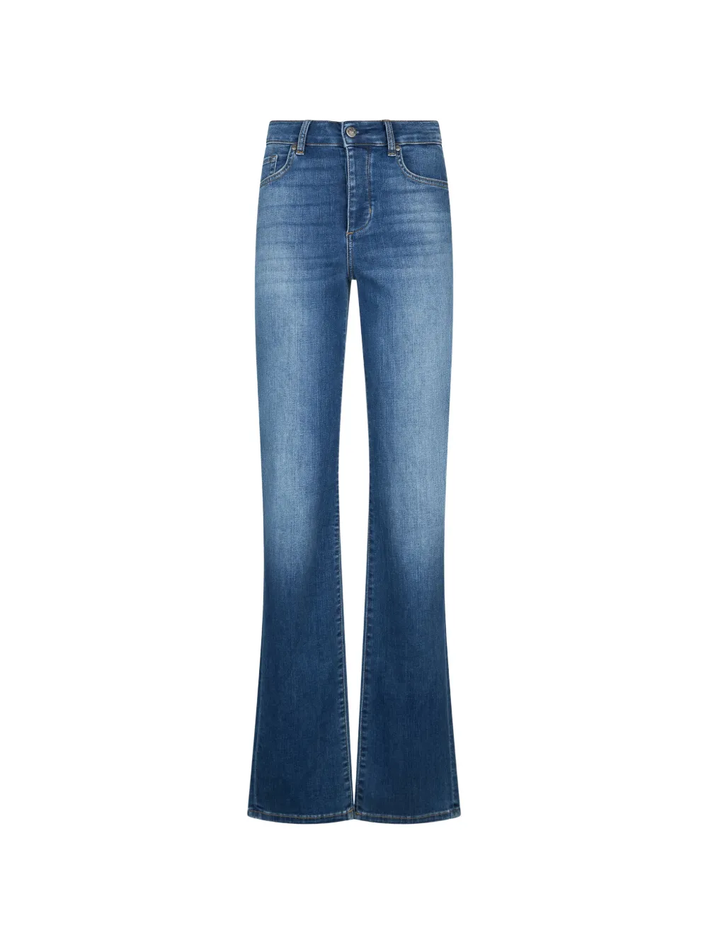 LIU JO high-rise straight-leg jeans - Blu