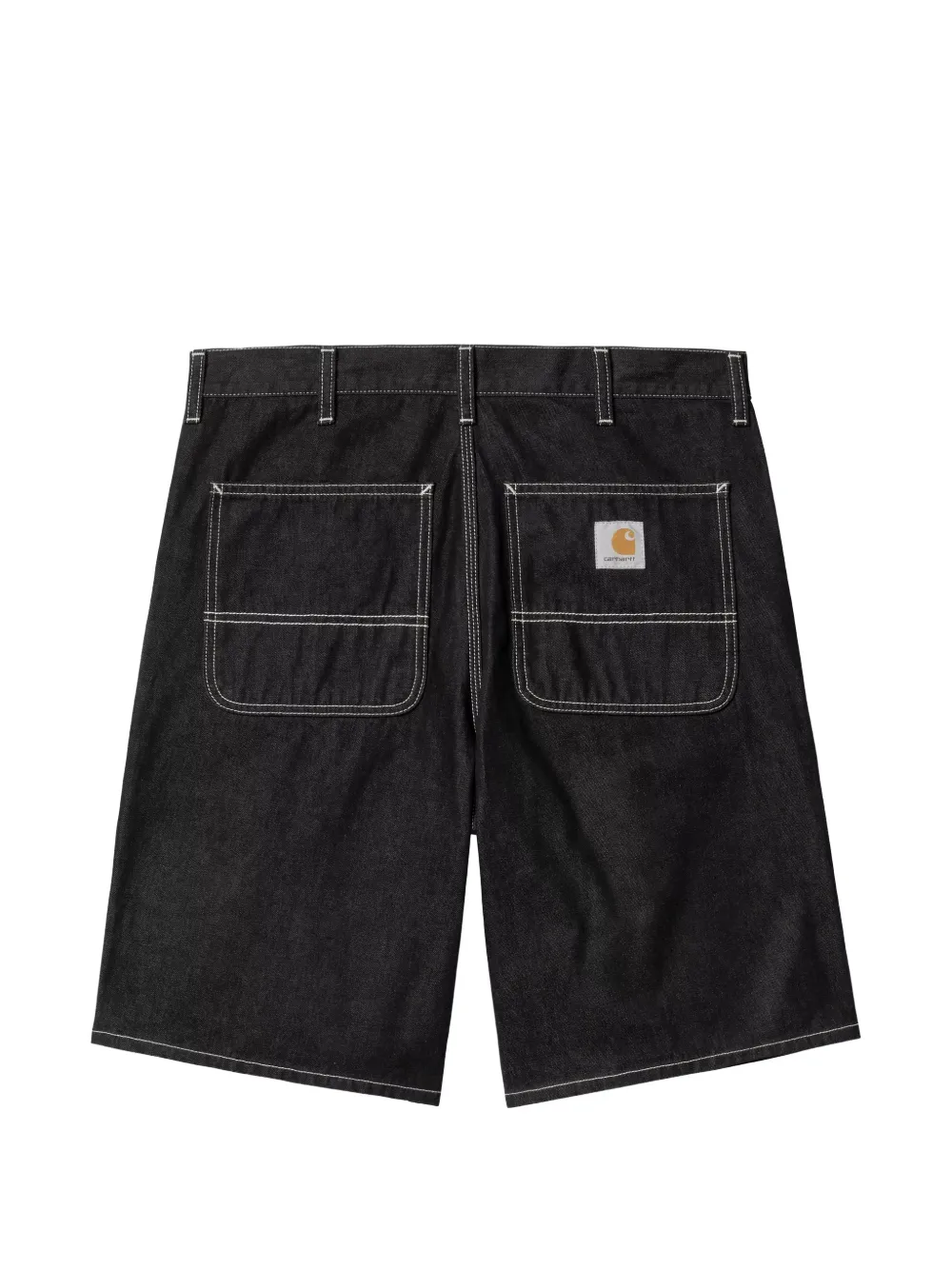 Simple contrast-stitch shorts