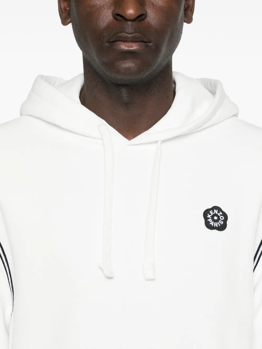 Kenzo Boke Flower hoodie met borduurwerk Wit