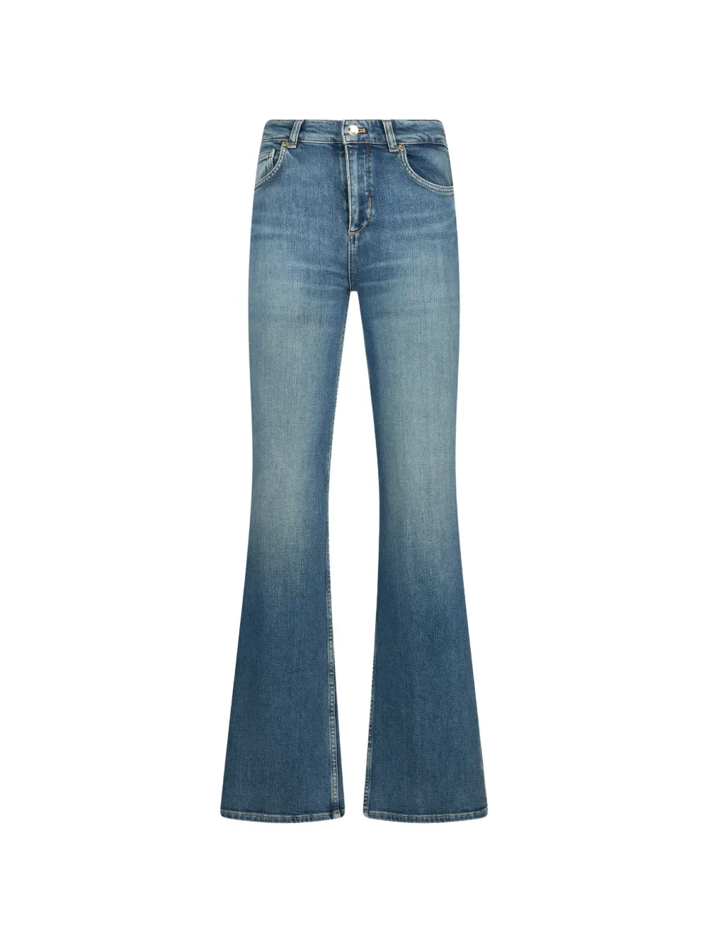 LIU JO stone-wash flared jeans - Blu