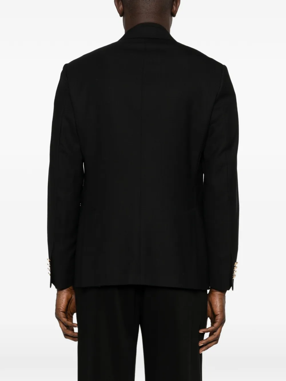Lardini Blazer met dubbele rij knopen Zwart