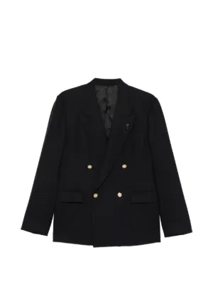 Brunello Cucinelli コーデュロイ ダブルジャケット | ブラック