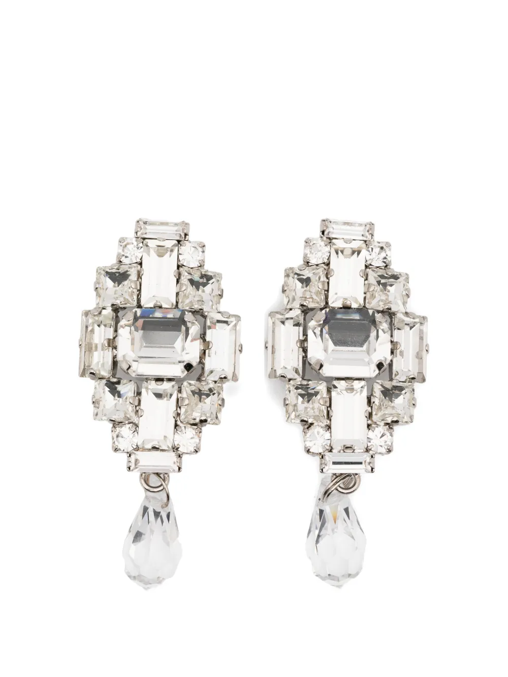 Alessandra Rich Bijoux drop earrings - Silver