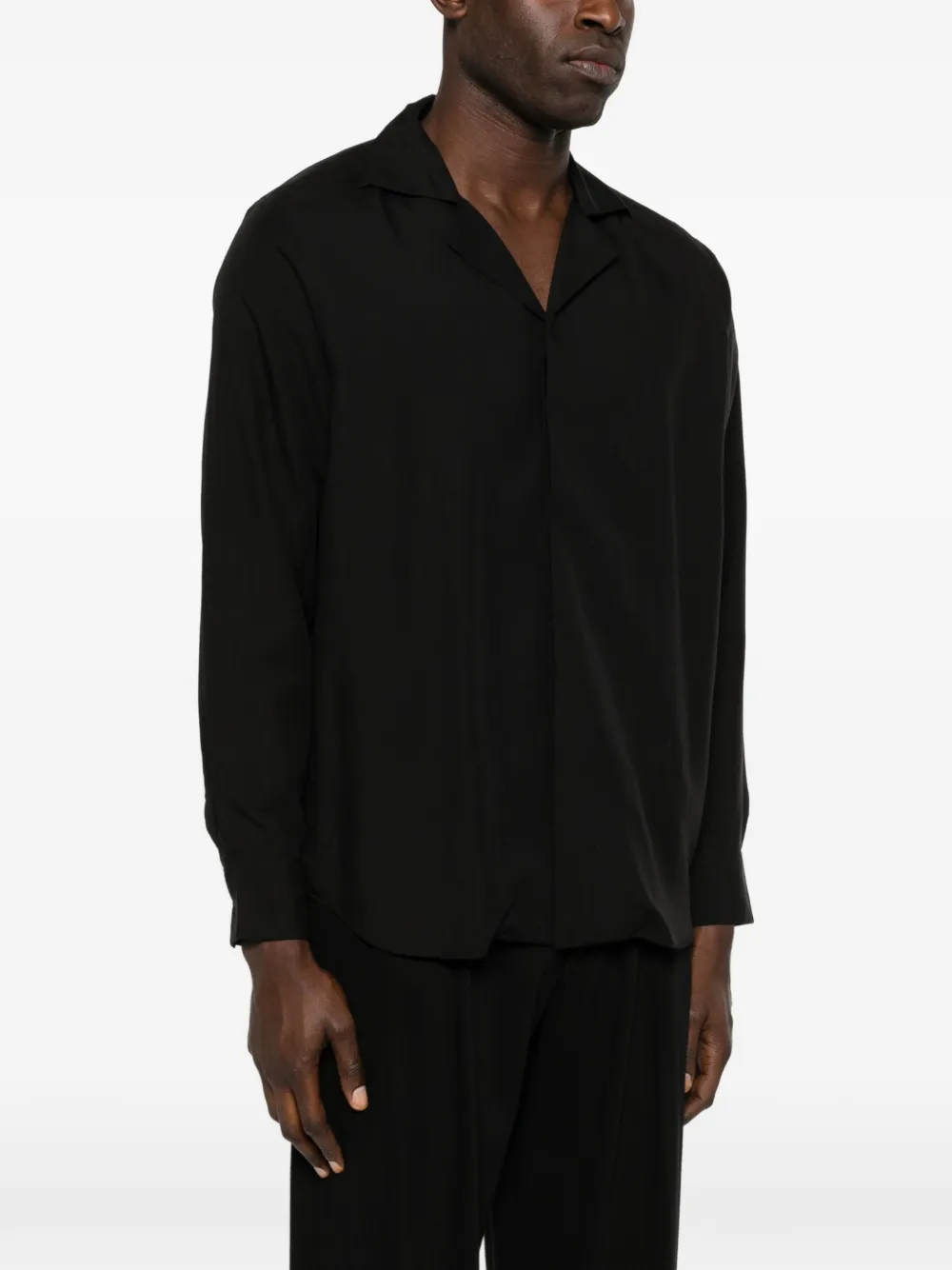  Lardini Long-sleeves Shirt - Black 