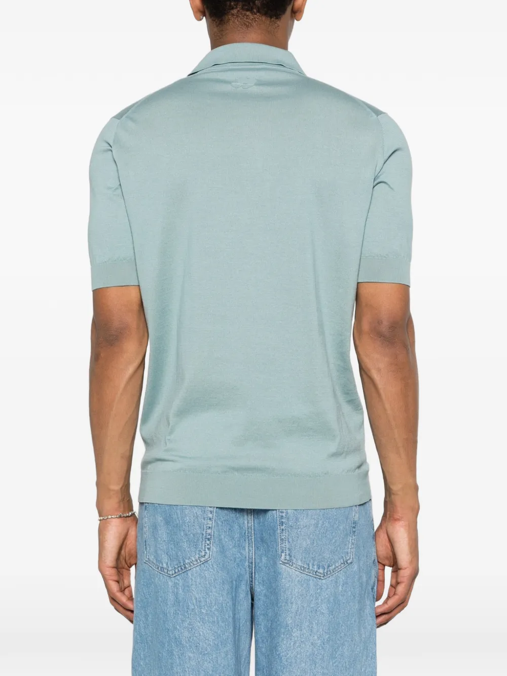 Lardini T-shirt met V-hals Blauw