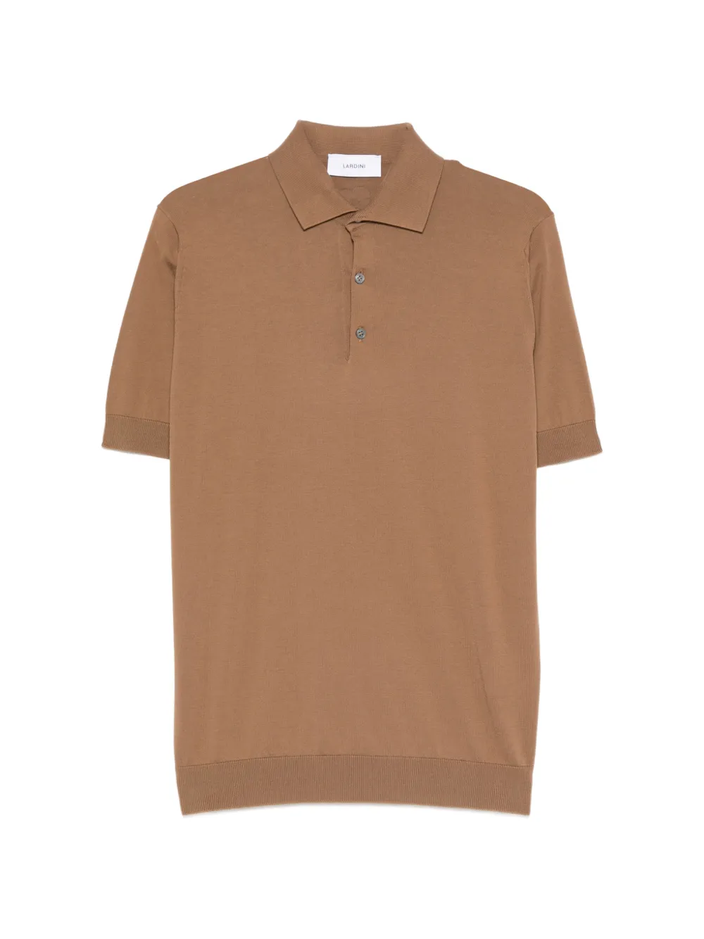 Lardini knitted polo shirt - Marrone