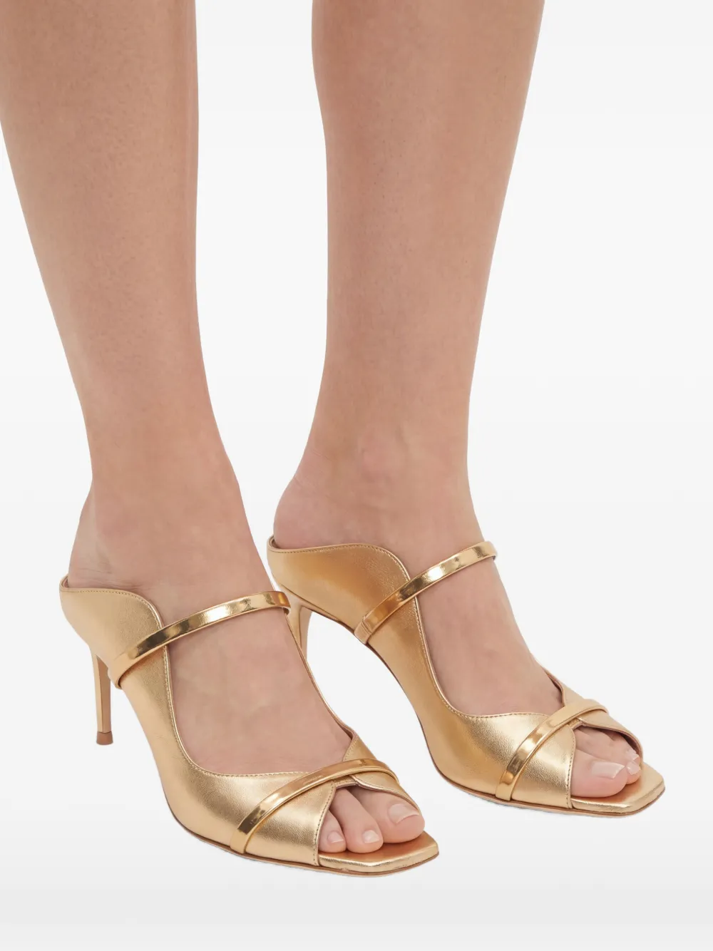Malone Souliers Noah sandalen met bandje Goud