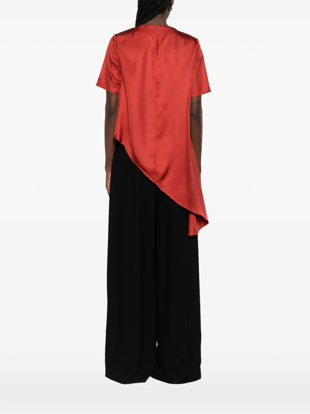 Madea Button-Detail Asymmetric Blouse