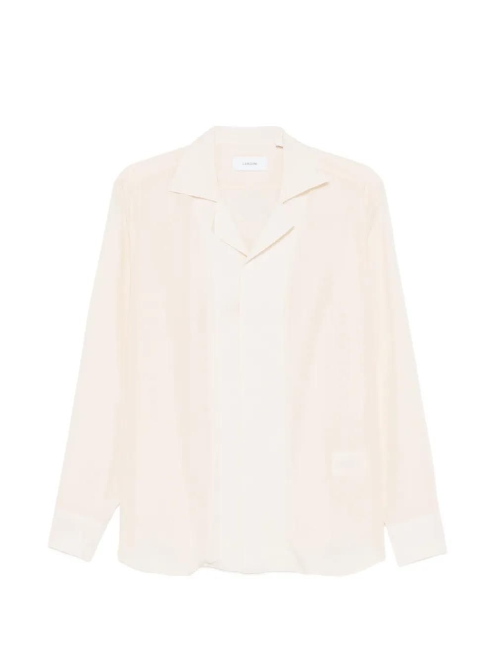 Lardini notched-collar shirt - Toni neutri