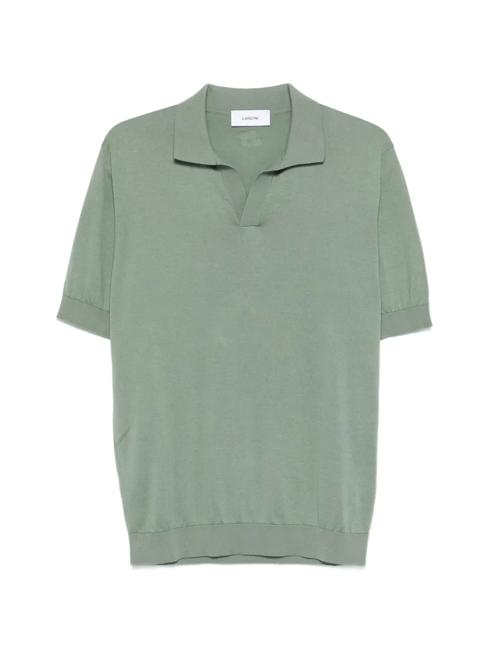 Lardini collared polo shirt - Verde
