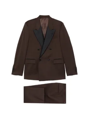 Lardini Iconic ダブルスーツ | ブラウン | FARFETCH JP
