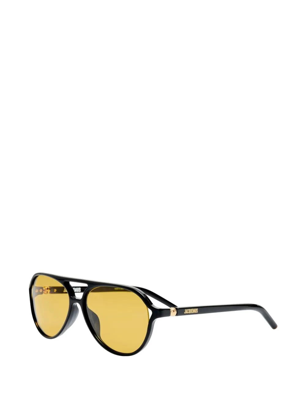 Jacquemus pilot-frame sunglasses - Zwart