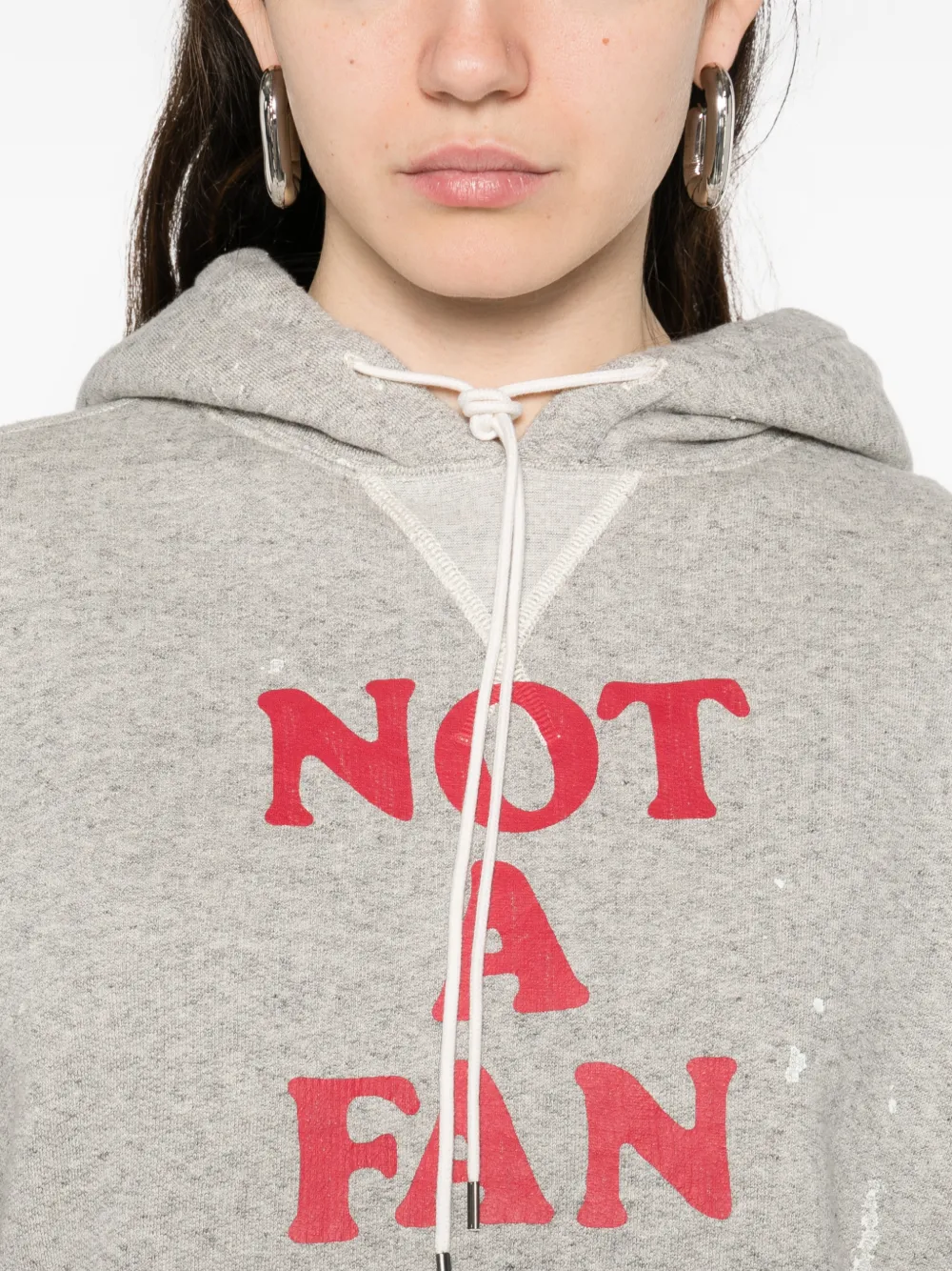 R13 Not A Fan hoodie Grijs