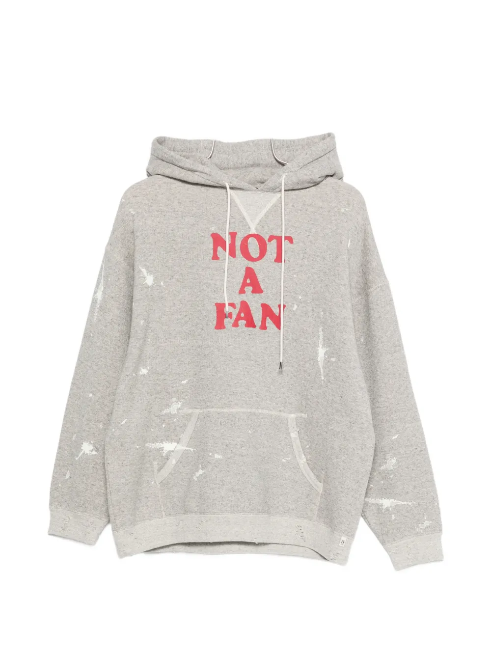 R13 Not A Fan hoodie - Grigio