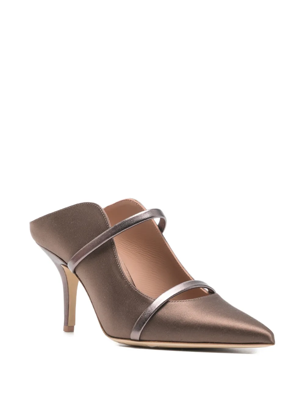 Malone Souliers double-strap pumps Bruin