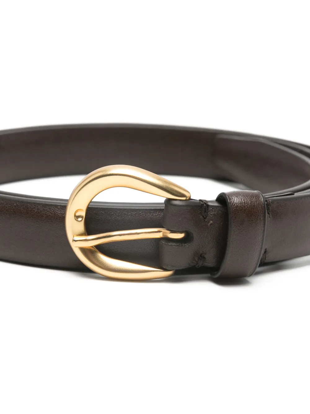  Lardini Round-buckle Belt - Brown 