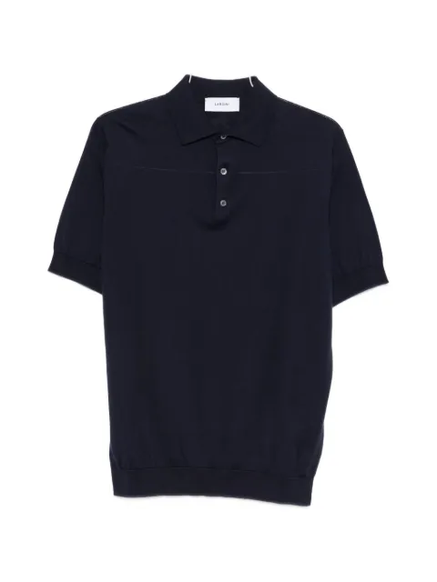 Lardini button placket polo shirt