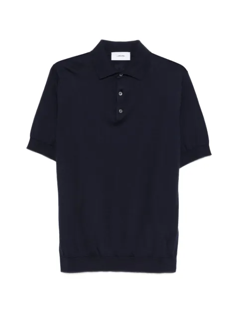 Lardini button placket polo shirt