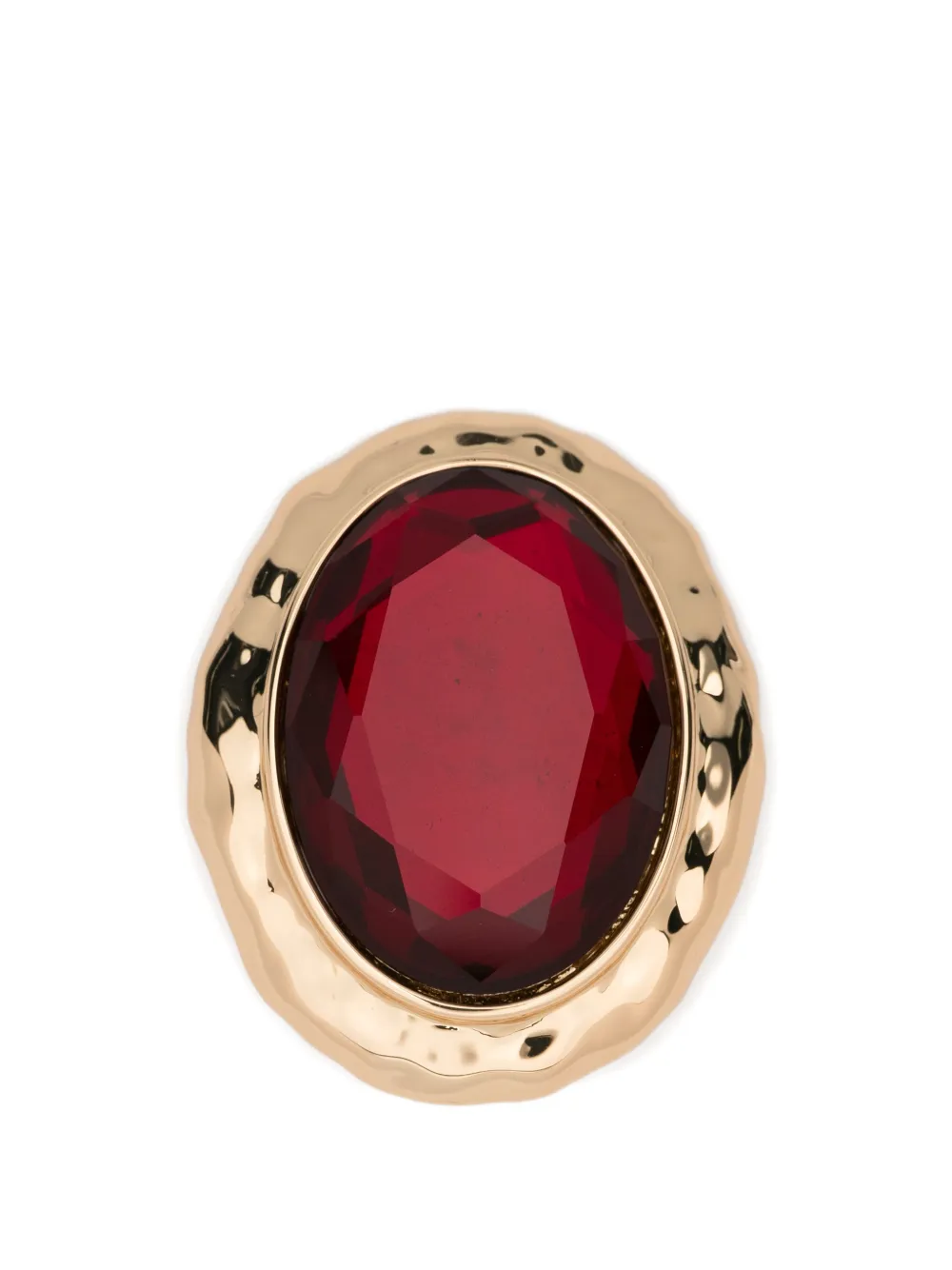 Self-Portrait faceted stone earrings - Oro