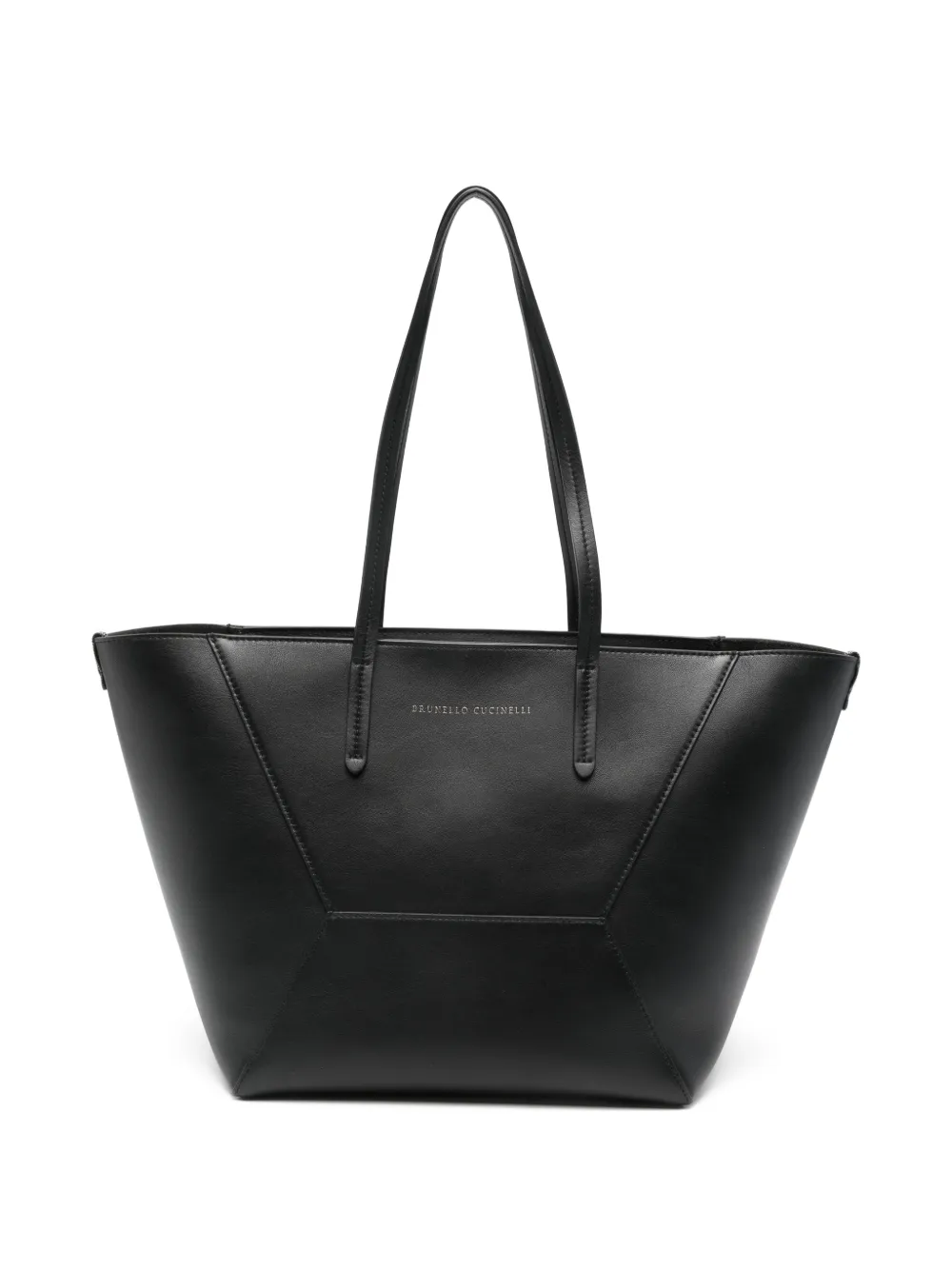 Brunello Cucinelli BC Duo logo tote bag - Nero