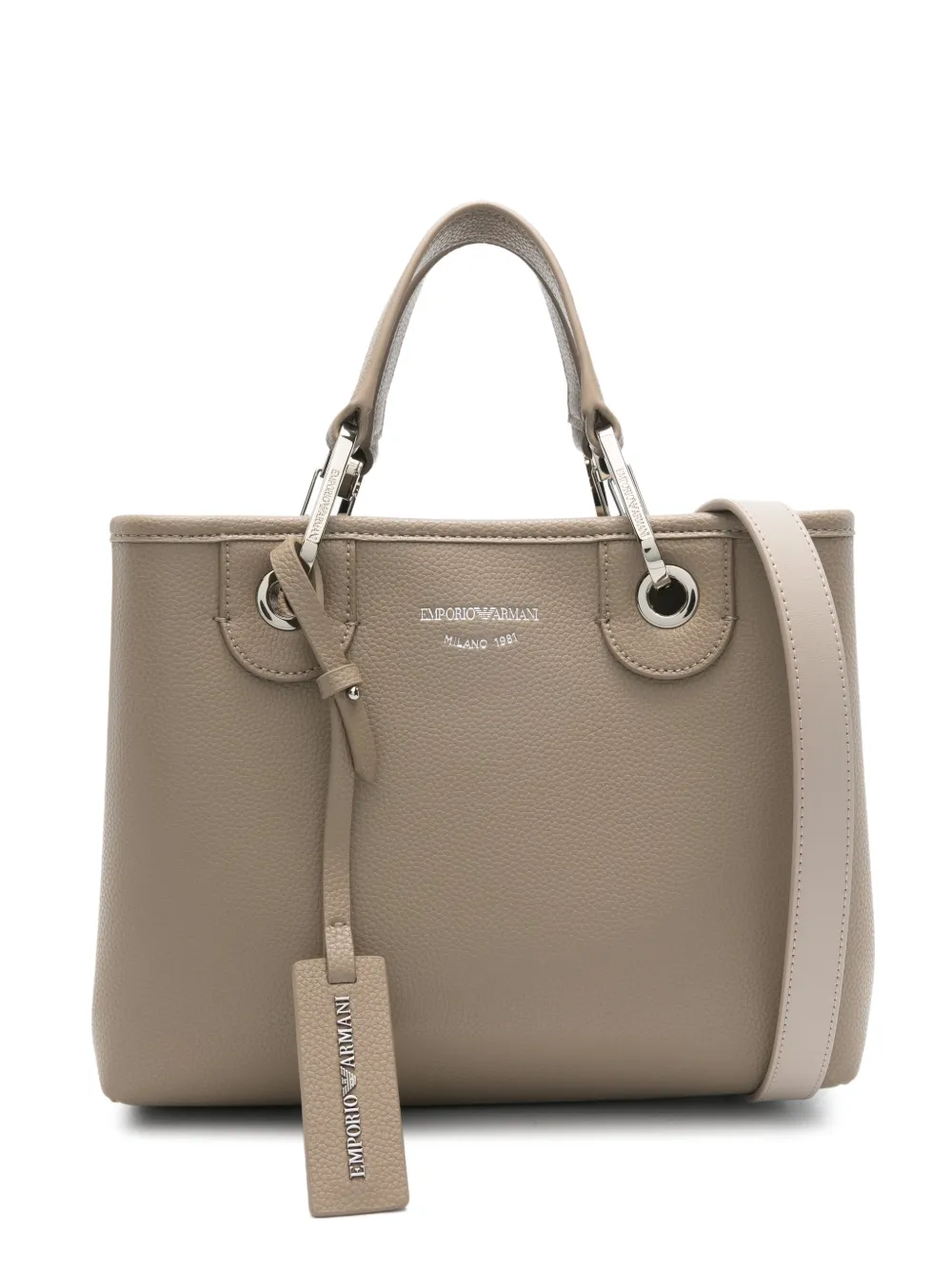 Emporio Armani small MyEA tote bag - Toni neutri