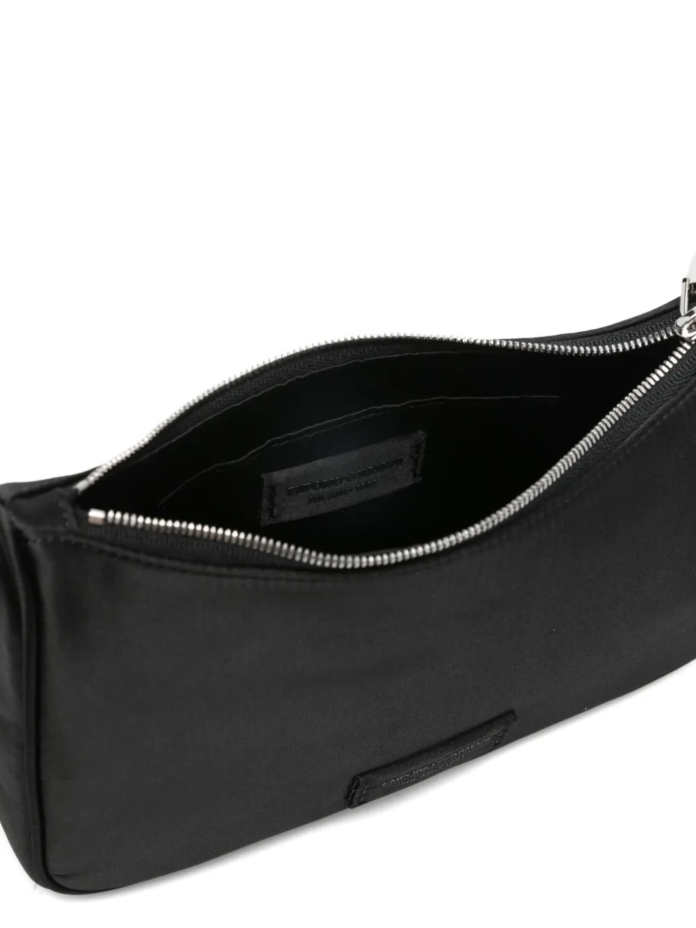 Emporio Armani Schoudertas met kralenketting Zwart