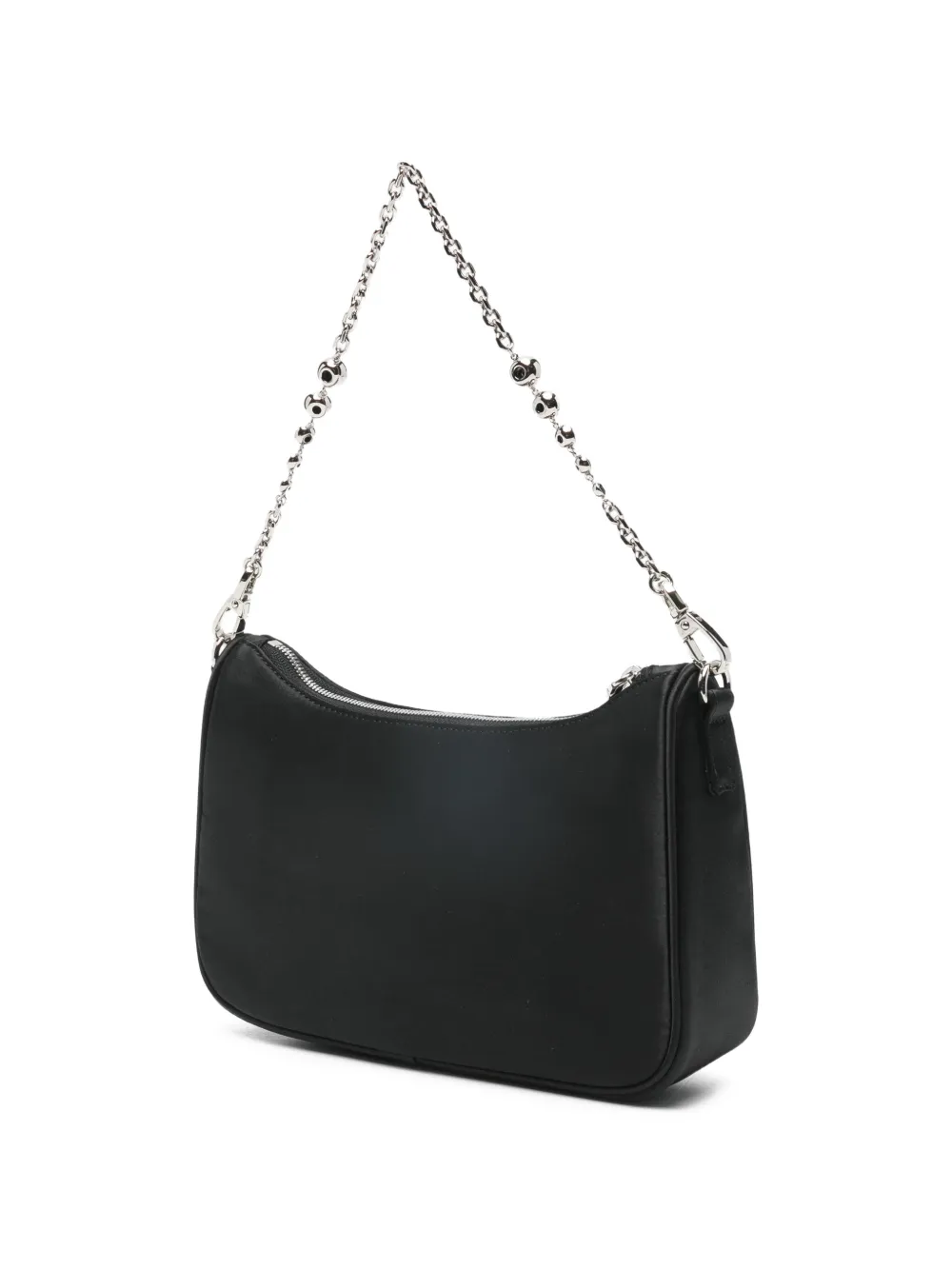 Emporio Armani Schoudertas met kralenketting Zwart