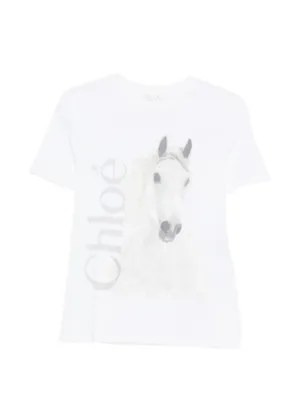 Chloé フラミンゴ Tシャツ | ブラック | FARFETCH JP