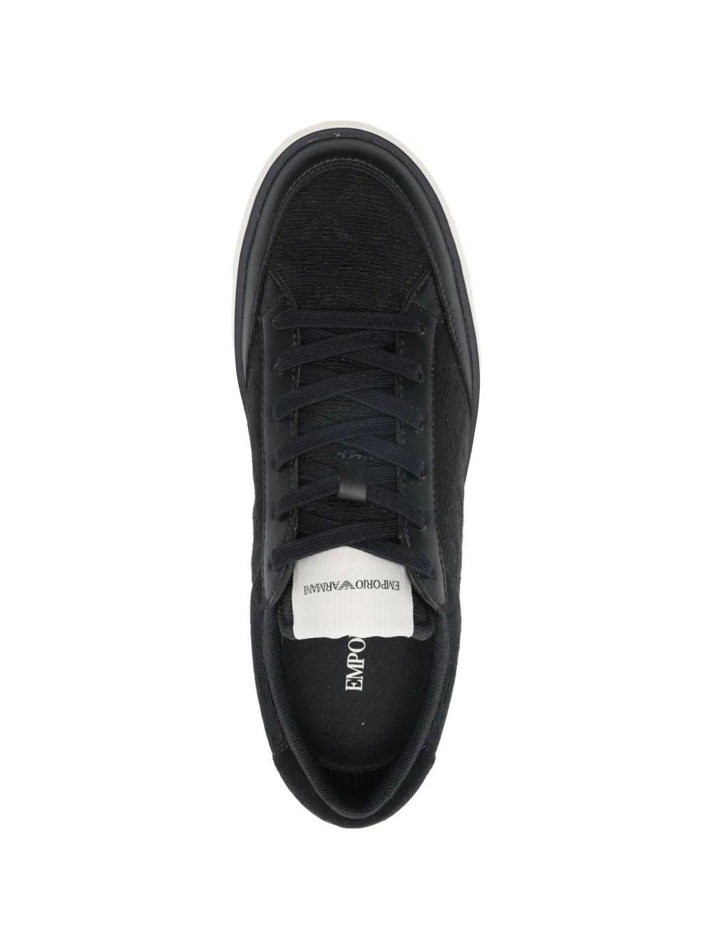 Emporio Armani Low-top sneakers Zwart