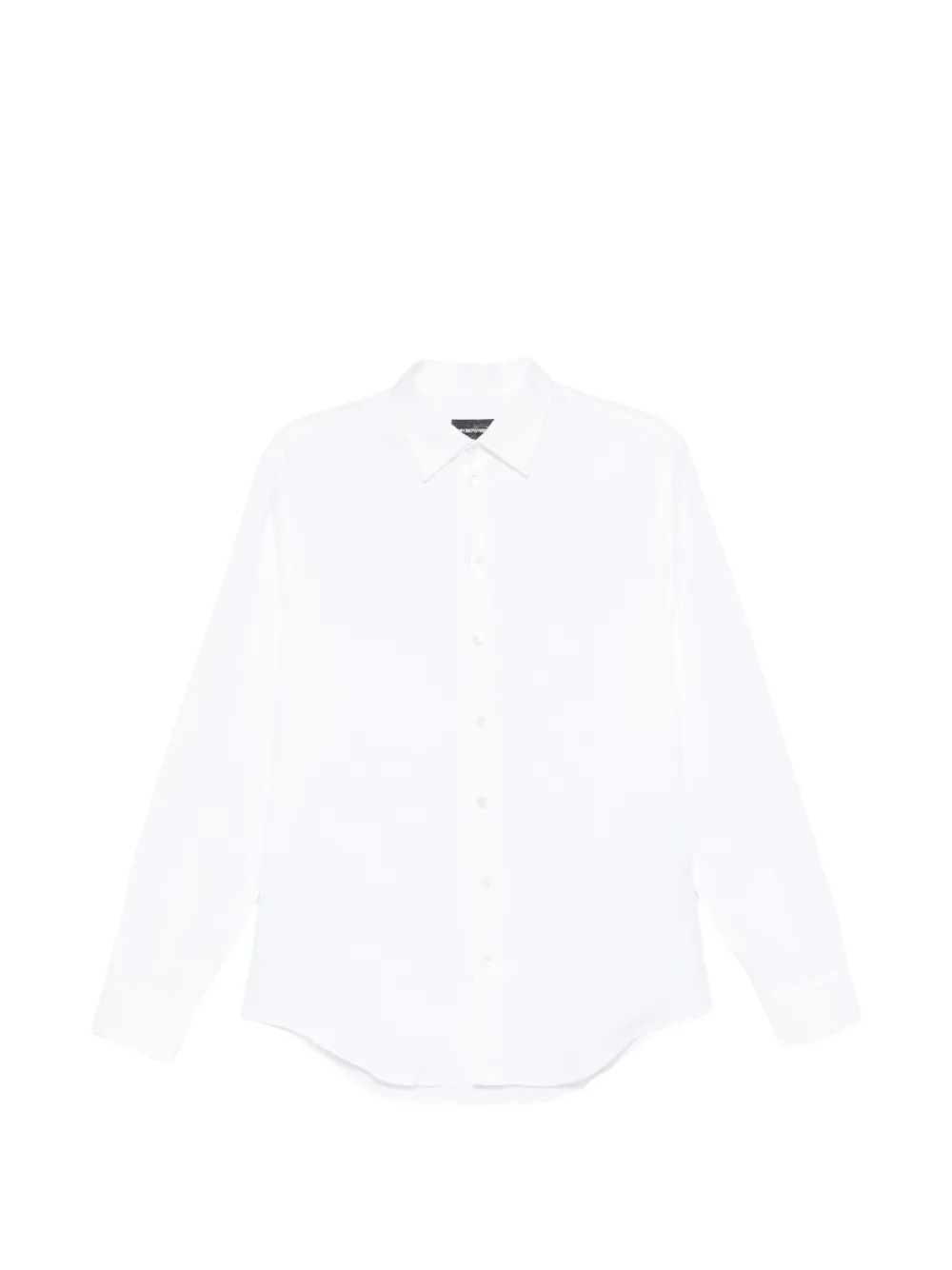 Emporio Armani long-sleeve collar shirt - Bianco