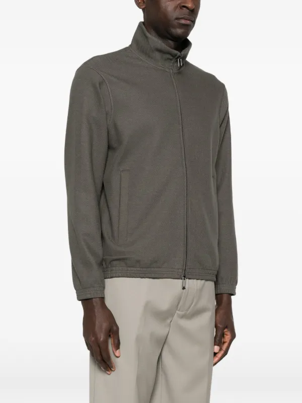 Emporio Armani Zip Pocket Jacket | Brown | FARFETCH