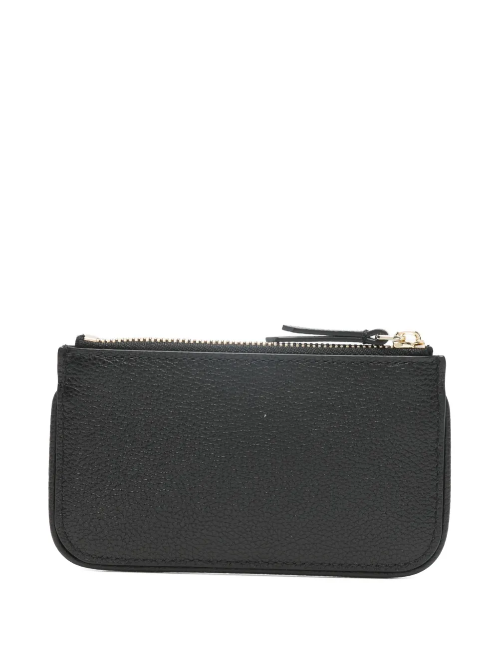 Emporio Armani Leren portemonnee Zwart