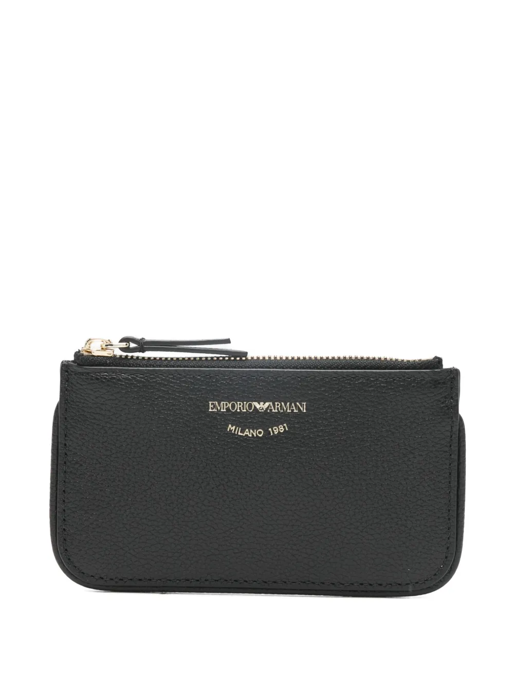 Emporio Armani leather wallet - Nero