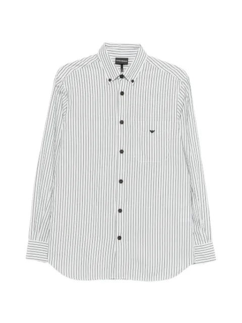 Emporio Armani striped button shirt