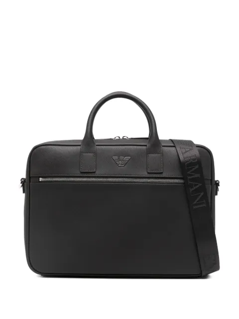 Emporio Armani zip briefcase