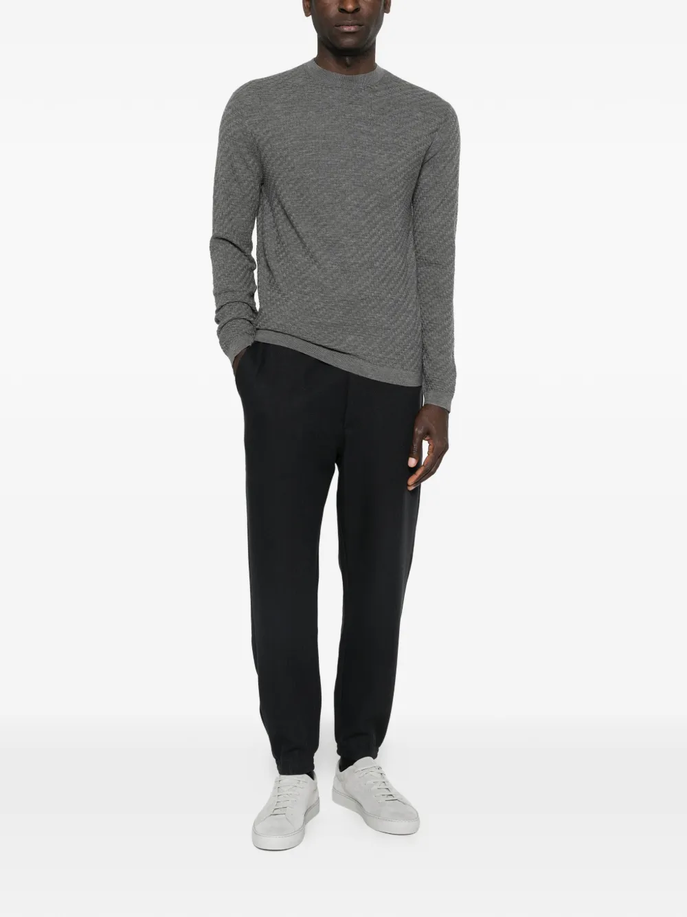 textured sweater