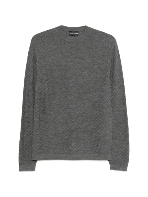 Emporio Armani textured sweater