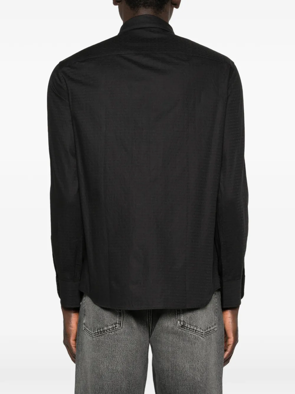 Emporio Armani Overhemd Zwart