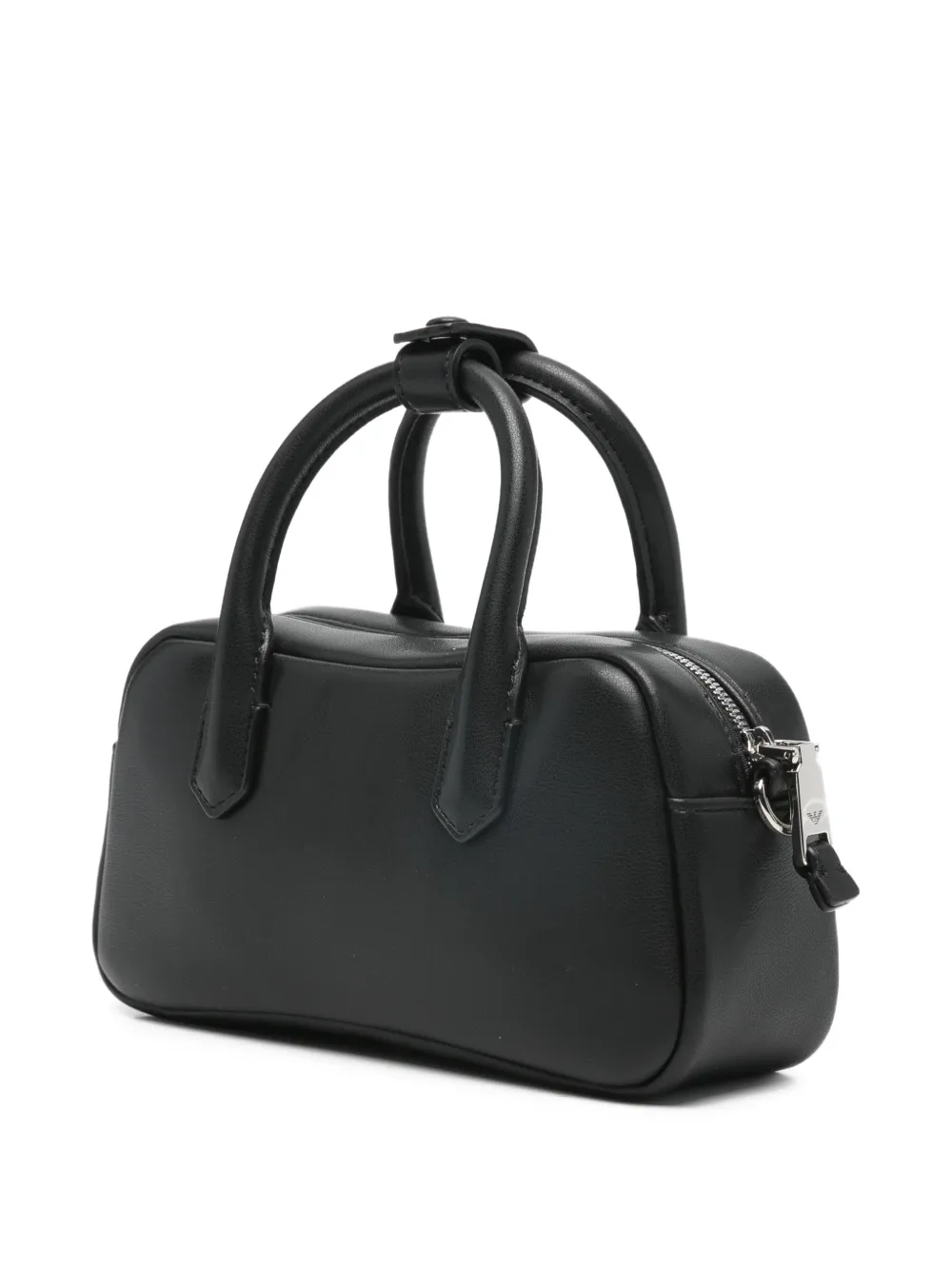 Emporio Armani Mini-tas met logoplakkaat Zwart